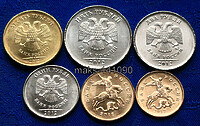 Набор монет 2012г ММД - мешковые (6шт)