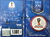 Официальный значок "Эмблема ЧМ по Футболу 2018" (44мм, белый - вариант №2)