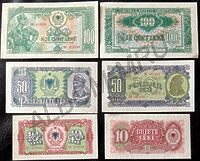 Албания 1957г. 10, 50, 100 лек. XF+