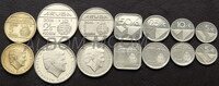 Аруба набор 7 монет 2014-25 год. 5, 10, 25, 50 центов и 1, 2.5, 5 флоринов. XF-AUNC