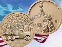 1 доллар США Американские Инновации 2026 год. Миннесота. Мобильное охлаждение. Рефрижератор. UNC (33я)